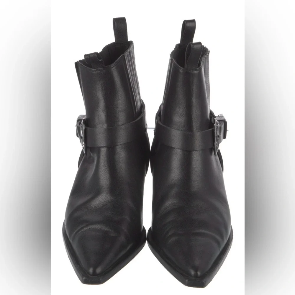 Anine Bing Black Leather Ankle Boots (turkey SZ 38)